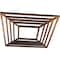 Ekena Millwork Raven Architectural Grade PVC Pierced Ceiling Medallion, Antiqued Copper, 32"OD x 11 3/4"ID x 1"P CMPP32X32RAACO - alternate 3